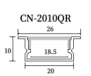 LED uOBTOiCN-2010QRje20*10mm
