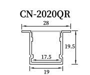LED uOBTOiCN-2020QRje20*20mm
