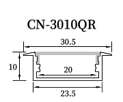LED wOBTOiCN-3010QRje23.5*10mm