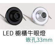 LED 2W odO33mm